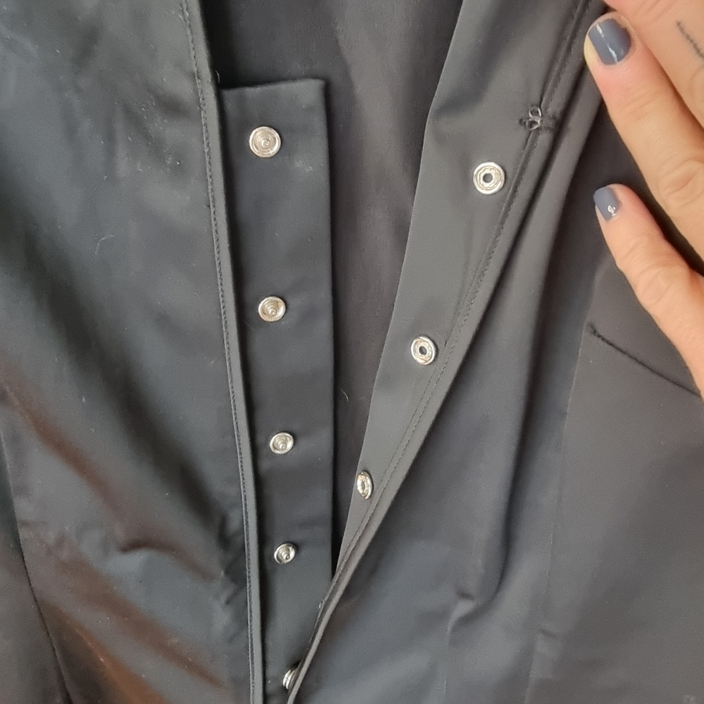 Black Dress with Hidden Snap Closure